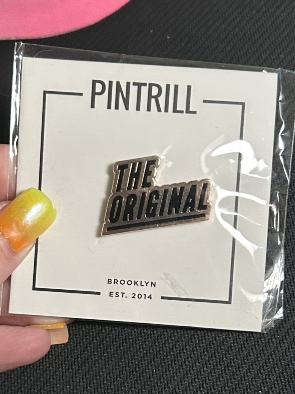 Pintrill The Original Enamel Pin Brand New In Package Brooklyn Streetwear